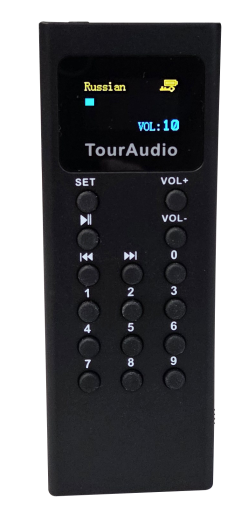 Аудиогид TourAudio BG-01 с кнопочным выбором аудиозаписи фото