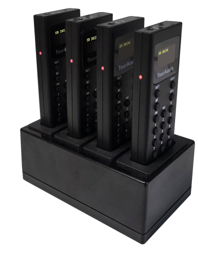Четёрехместное зарядное устройство для аудиогидов TourAudio BG-01